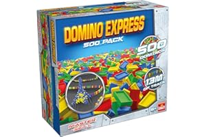 GOLIATH TOYS Domino Express 500 Steine, Domino Spiel für Kinder ab 6 Jahren, Konstruktionsspielzeug mit 500 Dominosteinen
