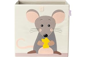 KNECKES Premium Aufbewahrungsbox Kallax Kinder - 8 Motive (33x33x33cm) | Größe passend als Kallax Boxen Kinderzimmer | Spielzeug-Kiste zusammenfaltbar, stabiler Boden, langlebig