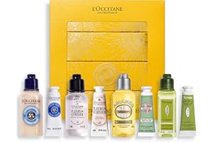 L'OCCITANE Festive Crackers Collection, Mini Hand Cream & Body Care Set, Premium & Clean Beauty Bath & Body Gift for All