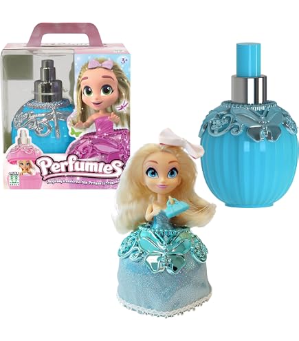 Perfumies Fairy Garden Bambola Bottiglia Profumo 14 Cm Con Accessori Rosa
