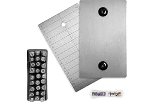 ColdTi - Placas de Titanio para Frase Semilla Bitcoin (2 Placas, Punzones y Sellos) - Almacenamiento Seguro Billetera Fría Criptomonedas - Seed Phrase Metal Premium