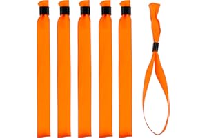 iboo – Pulseras de Tela cinta de raso - Pulseras Desechables de Identificación y Seguridad para Eventos, Fiesta - Cierre de Plástico Unidireccional.