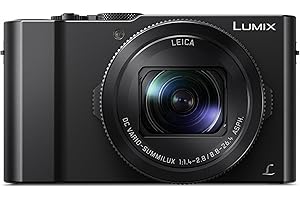 Panasonic DMC-LX15EG-K Lumix Premium Digitalkamera (20,1 Megapixel, Leica DC Vario Summilux Objektiv F1.4-2.8/ 24-72mm, 4K Foto und Video mit Hybrid Kontrast AF) schwarz