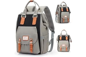 HPLQQ Baby Changing Bag Backpack for Mom, Large Diaper Bags Nappy Changing Bags with Stroller Straps, Mummy Bag with Insulated Pockets Multifunction Baby Bags