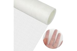 MOSTFUN Fly Screens for Windows, 120x250cm Washable Mosquito Net Window, Fiberglass Window Mesh Insect Screen, Window Fly ​Screen Replacement, Keep Flies, Mosquitoes, Bugs Out (White)