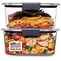 Rubbermaid Brilliance - Set di 18 contenitori per alimenti, adatti al microonde