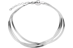 LIEBESKIND BERLIN LIEBESKIND 32016808 Bracelet De Cheville, Acier Inoxydable, Argenté, Taille Unique