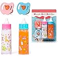 Exquisite Buggy My Sweet Baby Disappearing Magic Bottles - Includes 1 Milk, 1 Juice Bottle with Pacifier for Baby Doll (Colorful)