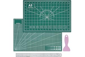COEWUR A3 Thickened Self Healing Cutting Mat - 12 x 18 Inch Crafting Board Mat with Centimeter Inch Grid Lines - Non-Slip, No Scratches- for Quilting Sewing Scrapbooking Patchwork Arts Hobby Project
