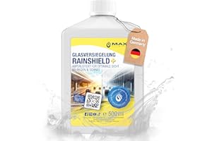 ‎MAXXI CLEAN Maxxi Clean | 500 ml Scheibenversiegelung [Rain Shield +] | Glasversiegelung | Nanoversiegelung | Regenabweiser mit Lotus-Effekt | Scheibenversiegelung mit Abperleffekt für klare Sicht