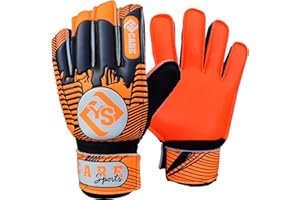 YSCARE Sports Gants de Gardien de But de Football pour garçons, Enfants, Jeunes Gants d'entraînement de Football avec Paume Super adhérente