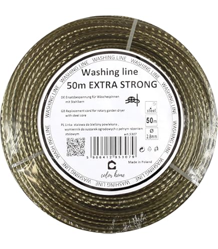 QUARKZMAN Edelstahlseil 30m X 3mm - PVC Ummantelt Mit 20 Hülsen & 10 Kauschen