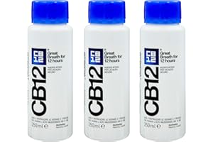 CB12 Renforcement de la dentition 250ML PACK DE 3 Menthe / Menthol Bain de bouche