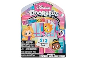 Disney Doorables Mini Peek Technicolor Takeover, da 2 a 3 personaggi da collezione, stili variabili, giocattoli per bambini dai 5 anni in su di Just Play