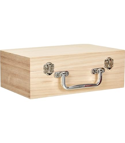 2er Set Dekorative Holzboxen Mit Lochmuster - 20x20x8,5cm + 16x16x6,5cm - Perfekt Für Aufbewahrung & Deko