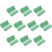 thumbnail image 2 of 25 Set PCB Mount Screw Terminal Block Pluggable, 5.08mm Pitch 2 Pin / 3 2 of 10