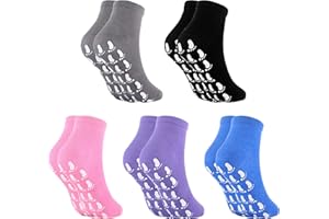 Merclix Calze Antiscivolo Donna, Calzini Antiscivolo, Calzini Sportivi Donna per Pilates Yoga Ginnastica Arti Danza Balletto Fitness