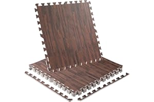 Takezuaa 4Pack Gym Floor Mats Nonslip | Foam Exercise Flooring Mats | 60 x 60CM Floor Mat | Interlocking Puzzle EVA Floor Tiles | Yoga Matting | Foam Floor Tiles for Workout Weights Yoga