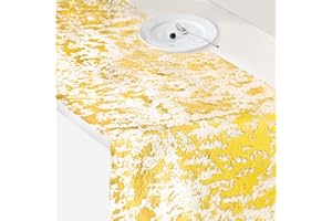 JOYSAL Runner da tavola in poliestere lucido, 29 cm x 10 m, decorazione da tavolo, per feste e celebrazioni come compleanni, baby shower, battesimi, matrimoni, Natale, ecc