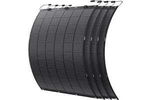 ALLDREI® flexible Solarmodule 2er Set - 900W flexibles Solarpanel-Kit, 213°Biegung PV Module mit TOPCon-Tech, 4x225W Wasserdicht Photovoltaik für Wohnmobil, Balkonkraftwerk, Camping, Boot, 0% MwSt.