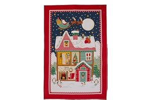 Ulster Weavers Santa's Workshop Linen Tea Towel