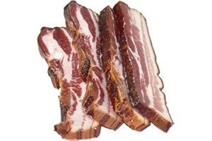 ‎SCHWARZWALD METZGEREI SCHAUFLER Schwarzwald Metzgerei - Bauchspeck, schmackhaft, perfekt gereift mit rauchigem, herzhaftem Aroma, von Hand gewürzt - in verschiedenen Mengen (100g (1er Pack))