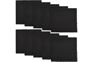 USEAMIE 10 sztuk kuweta dla kota filtry węglowe filtr tacowy zamiennik węglowych filtrów zapachowych z kapturem kuweta dla kotów i patelnie