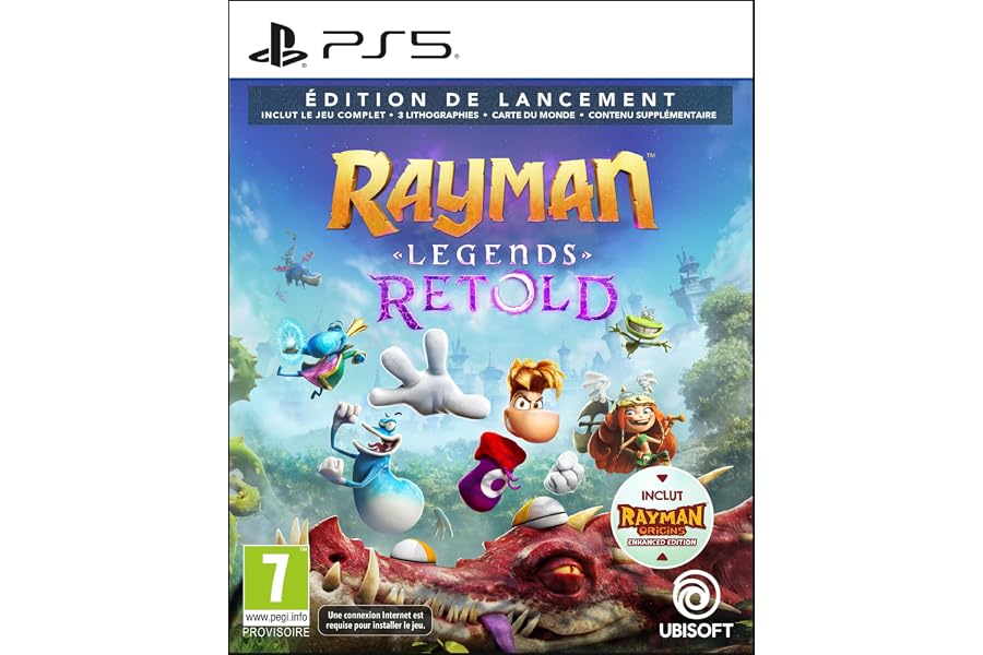 RAYMAN LEGENDS RETOLD - ÉDITION DE LANCEMENT FR PS5