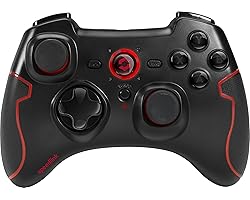 Speedlink TORID Gamepad - Kabelloser PC- und PS3-Controller - inkl. USB-Ladekabel für PC und Konsole - schwarz