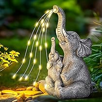 Gards Tuinposter Olifant In Het Wild Tijdens Zonsondergang - 80x100 Cm Tuindoek Tuindecoratie Wanddecoratie Buiten Tuinschilderij