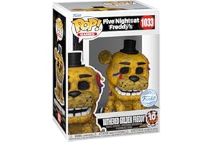 Funko Pop! Games: Five Nights at Golden Freddy's (FNAF) - Withered Gldn Frdy - Five Nights at Freddy's - Figurine en Vinyle à Collectionner - Idée de Cadeau - Produits Officiels - Video Games Fans