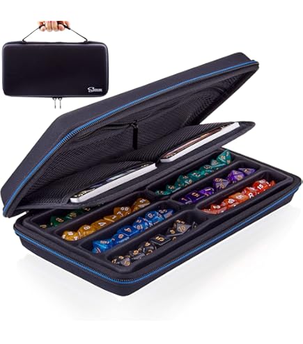 DollaTek Set di Dadi poliedrici 10 Set di Dadi Completi (70 Pezzi) di D4 D6 D8 D10 D% D12 D20 Compatibile con Dungeons And Dragons DND Rpg Giochi da Tavolo MTG