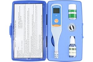 Apera Instruments SX610 pH-metr (dokładność pH ± 0,1, zakres pomiarowy pH 0-14, wskaźnik temperatury, wodoodporny, kompaktowy)