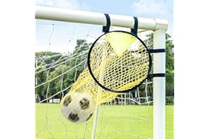 COEKI Football Goal Target Net, 45x60cm Soccer Target Goal Net, Goal Football Target with Adjustable Straps Soccer Field Nets Target Practice For Shootings Accuracy Training Practice Equipment