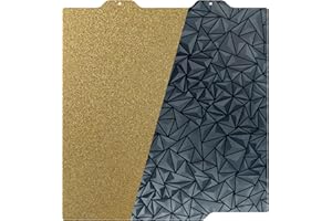 AJOYIB PEI texturizado & PEO Liso (Patrón de Diamante) Placa Hotbed Flexible Lecho de impresión Compatible con Bambu Lab A1 mini