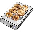 Cecotec Tostapane Orizzontale Turbo Easy toast Inox. 3 resistenze di quarzo, 6 livelli di tostatura, raccogli briciole, 900 W