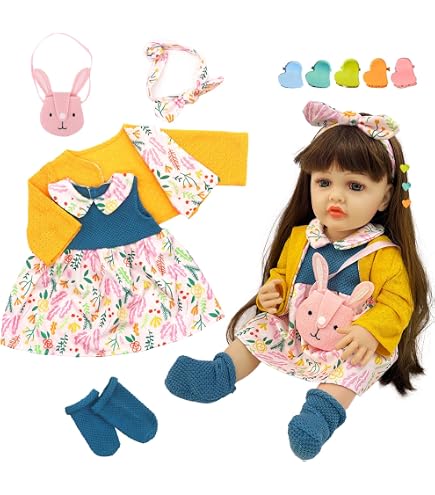 Set Di 6 Mini Bambole Con Occhi Grandi 3.2cm - Giochi Di Ruolo Per Bambini