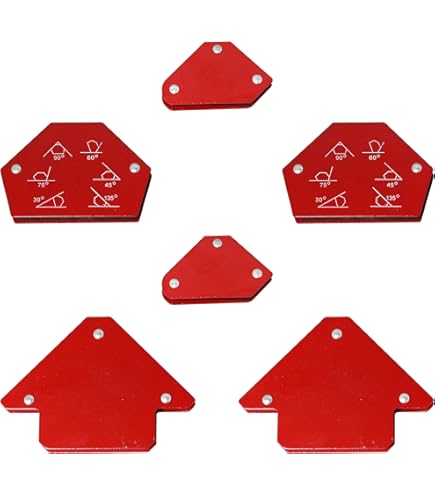 Magnete Magnetico Frecce Saldatore Saldatura Angolazioni 45° 90° 135° 25lb 12kg - Foto 10