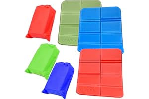 VOMONO 3 Pcs Folding Sit Pad Insulated Foam Hiking Seat Pad Waterproof Walking Seat Cushion Moisture-Proof Thermally Sitting Mat for Outdoor Walkers Hiking Camping Park Picnic Playground