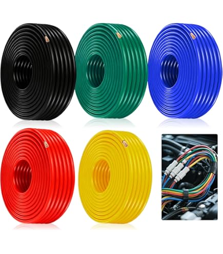 Premium X FLRY-B Voertuigkabel 10 m 1 mm², rood/zwart, asymmetrisch voor voertuigen, motorfietsen, aanhangers, caravans