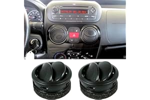 GARAGE HUB ITALIA 2 Bocchette CENTRALI Griglia di Ventilazione per Diffusore d'aria Centrale per Fiorino, Qubo, Nemo, Bipper OE: 735461076, 8265.JJ