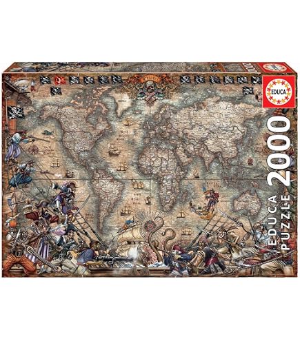 Educa - 4000 Executive World Map Premium Adult Jigsaw Puzzle