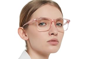OCCI CHIARI Stylish Blue Light Blocking Reading Glasses for Women, Large Readers Glasses，Women's Rectangle Reading Glasses 0 1.0 1.25 1.5 1.75 2.0 2.25 2.5 2.75 3.0 ...6.0