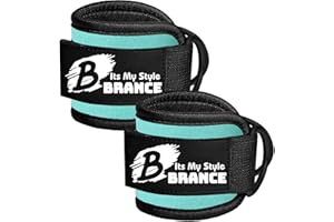 Brance Ankle Straps for Cable Machine Attachments - Gym Ankle Cuff for Kickbacks, Glute Workouts, Leg Extensions, Curls, Booty Hip Abductors Exercise for Men and Women, Adjustable Neoprene Support