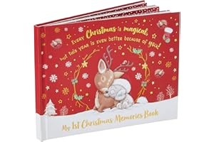 ME TO YOU BEAR Me to You Baby's First Christmas Baby Journal, Red