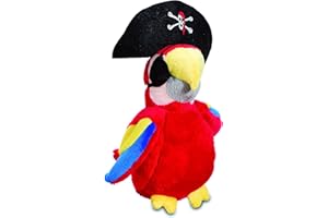 IMPEXIT Peluche Perroquet Pirate 25/17/13 cm