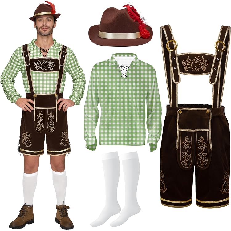 Oktoberfest Dirndl-Kostüm Für Damen – Wicked Costumes Original Mit Schürze & Petticoat