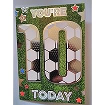 BIGLIETTO DI AUGURI Di Compleanno Bibury Calcio Personalizzato A5 - Foto 13