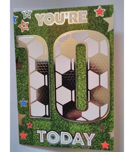 Biglietto Di Auguri Di Compleanno NFL Football Americano - 15x15 Cm Con Busta, Stampato In Inghilterra