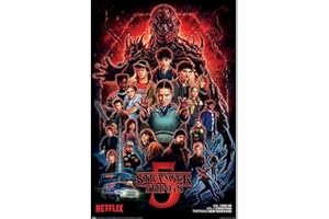 Stranger Things Final Season Poster, Season 5 Maxi Poster 61cm x 91.5cm, Official Netflix Licensed Product, Premium Wall Art for Bedrooms, Living Rooms & Collectors